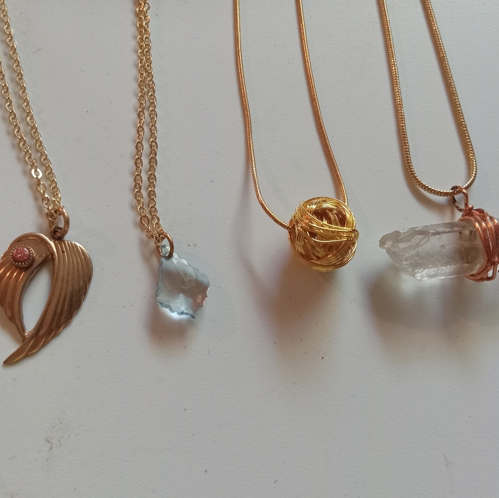Lot of 4 Boho Necklaces